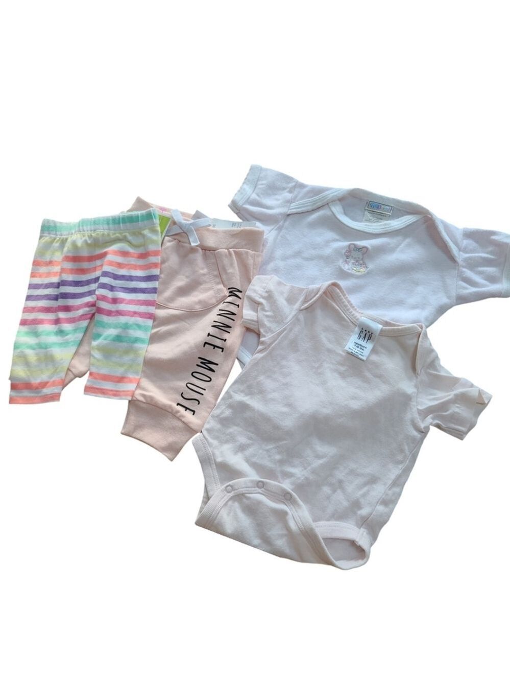 Newborn Girl Disney & Gap 4-Piece Clothing Set